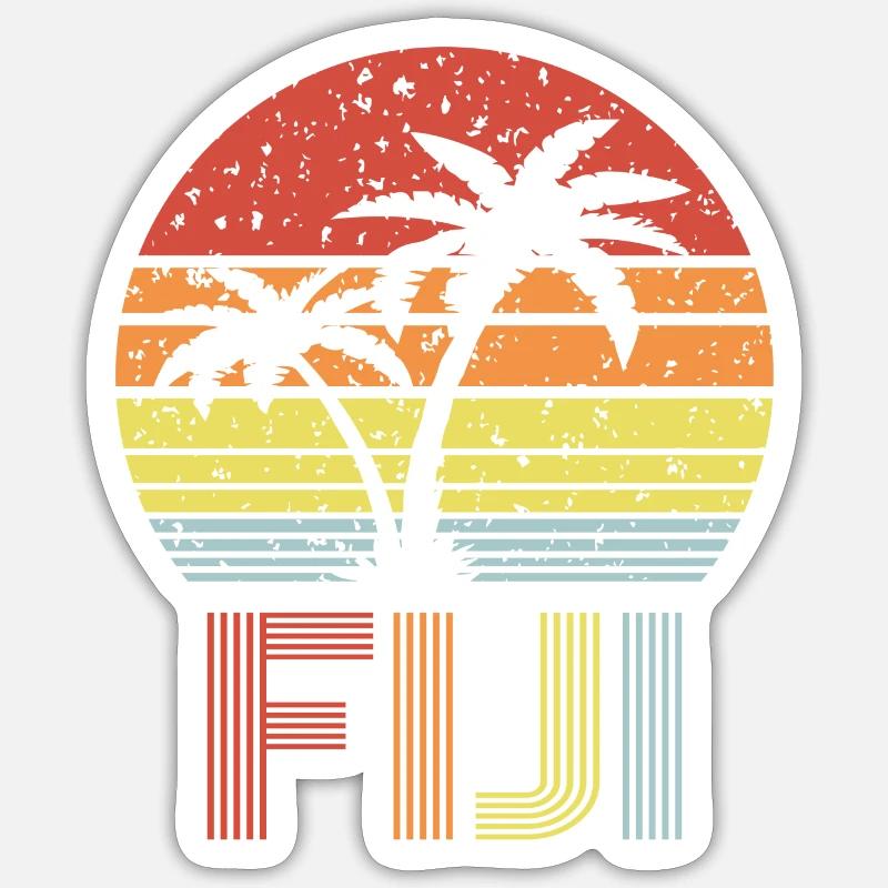 Fiji Sticker Größe S (10 x 10 cm)