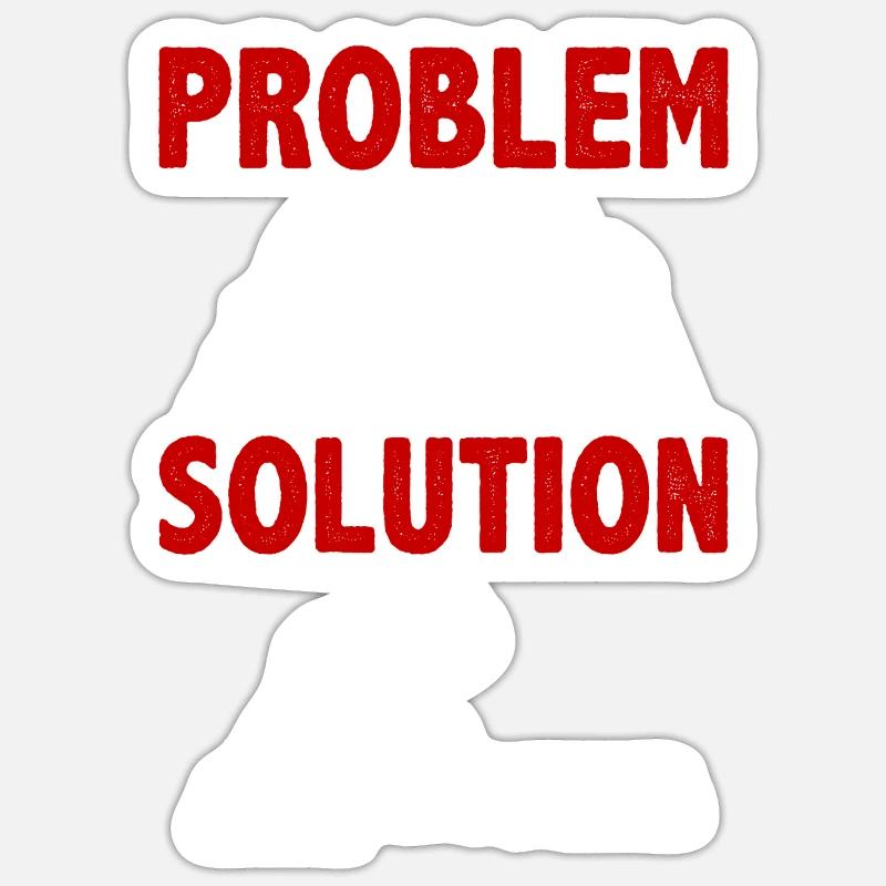 Novel Writing Writter Narrative Problem Solution Sticker Größe S (10 x 10 cm)