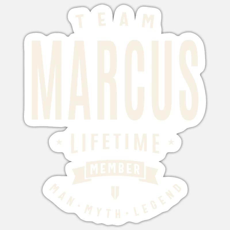 Team Marcus Lifetime Member Sticker size S (10 x 10 cm)