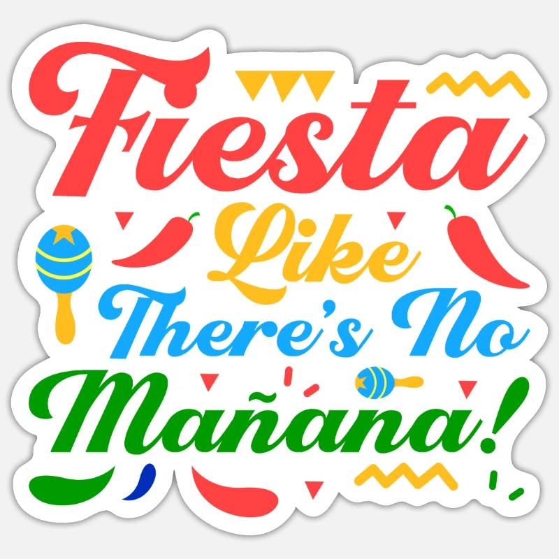 5 De Mayo Cinco De Mayo Cinco De Mayo Lehrer Gesch Sticker Größe S (10 x 10 cm)