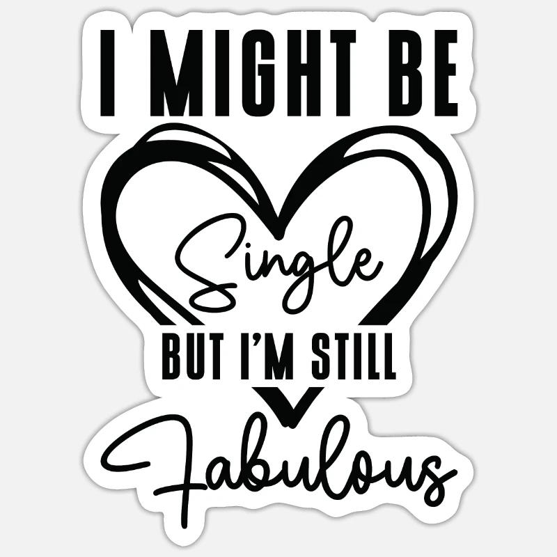 Statut unique Fabuleux guillemets simples indépendants Sticker taille S (10 x 10 cm)