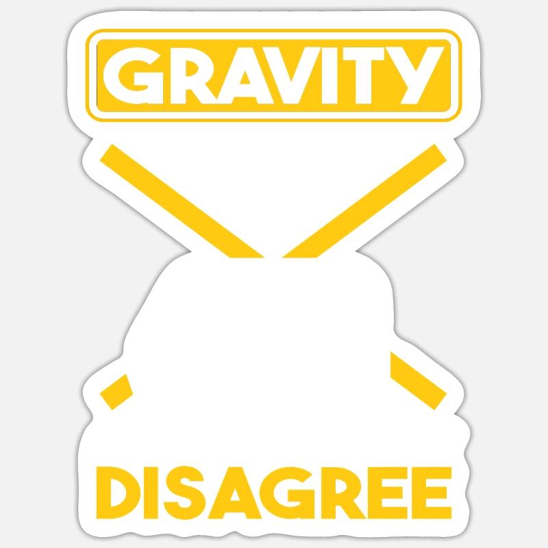 Funny Broken Arm - Sticker size S (10 x 10 cm) - white matte