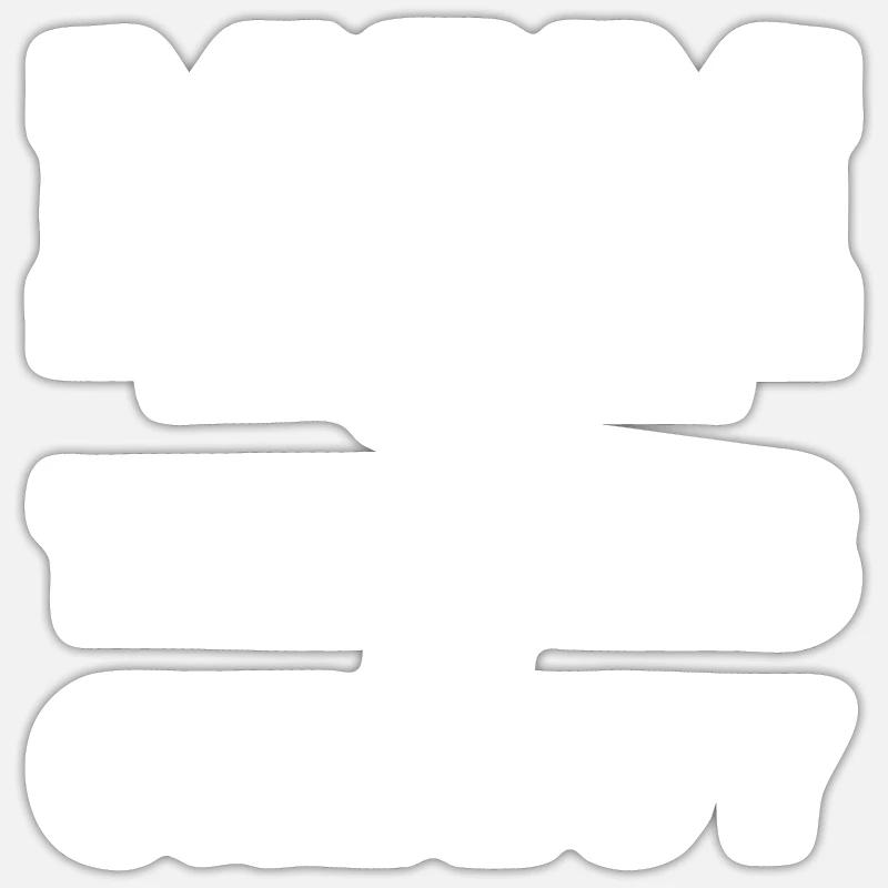 Mutter von zwei Mädchen und einem Jungen Muttertagsgeschenk Sticker Größe S (10 x 10 cm)