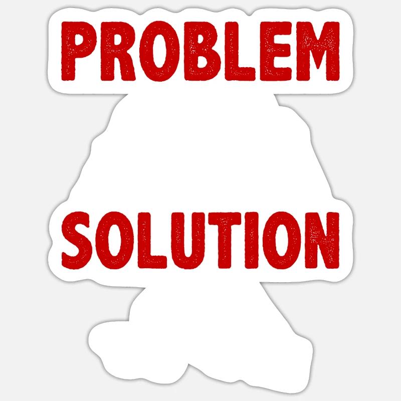 Penny Collecting Coin Collector Problem Solution Sticker size S (10 x 10 cm)