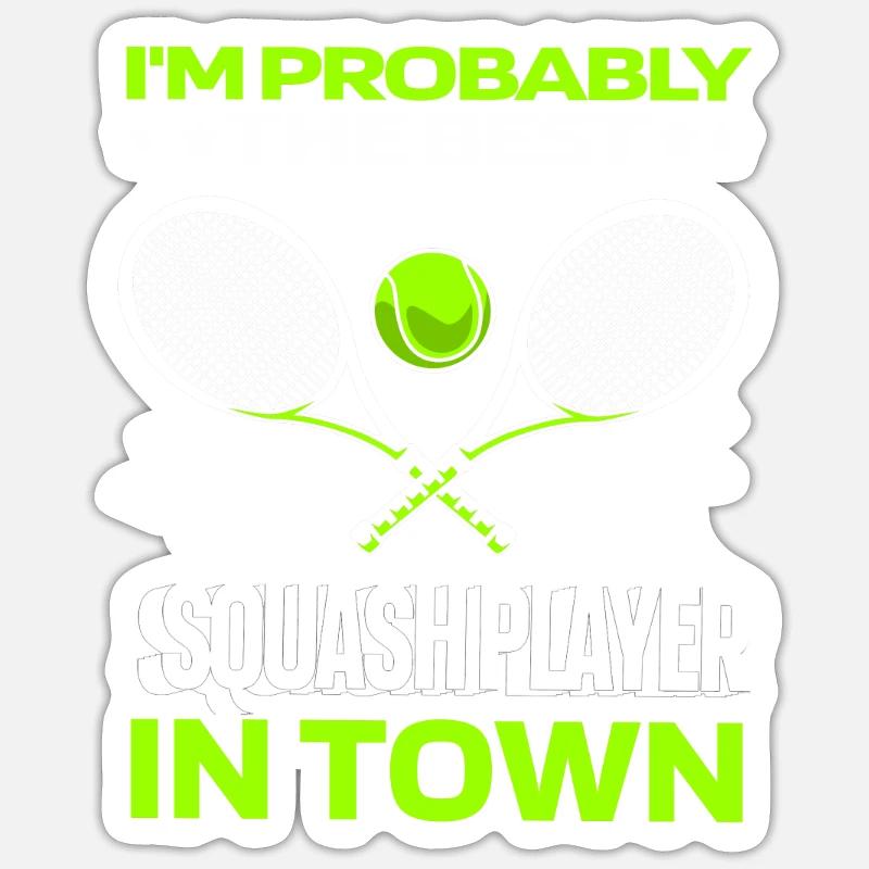 Squash at its best Sticker size S (10 x 10 cm)