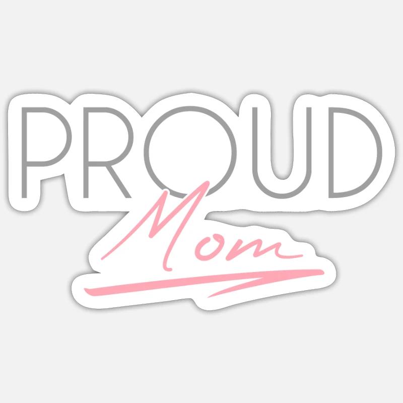 Stolze Mutter Sticker Größe S (10 x 10 cm)