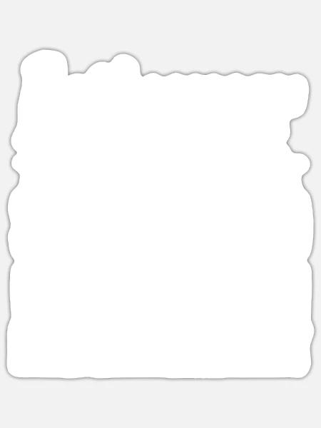 Influencer Superheld Spruch - Sticker Größe S (10 x 10 cm) - Mattweiß
