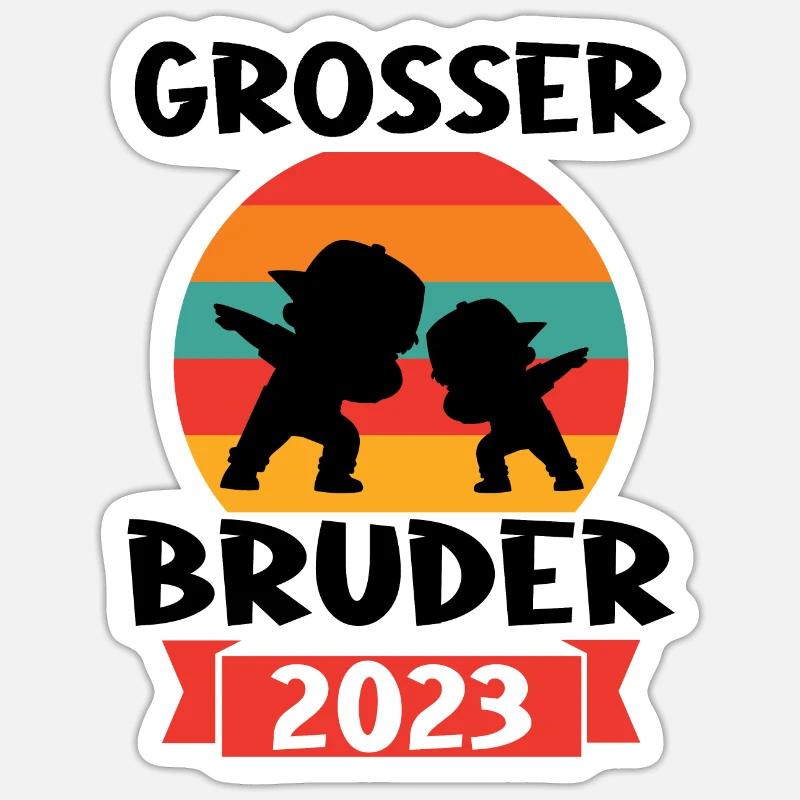 Junge Dabbing Dabbing Brüder Geschenk Sticker Größe S (10 x 10 cm)