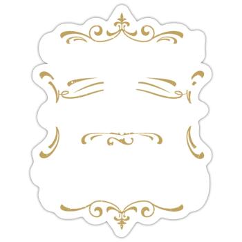 Funny Family, If You Met My Family You'd Understan - Sticker size S (10 x 10 cm) - white matte - Front