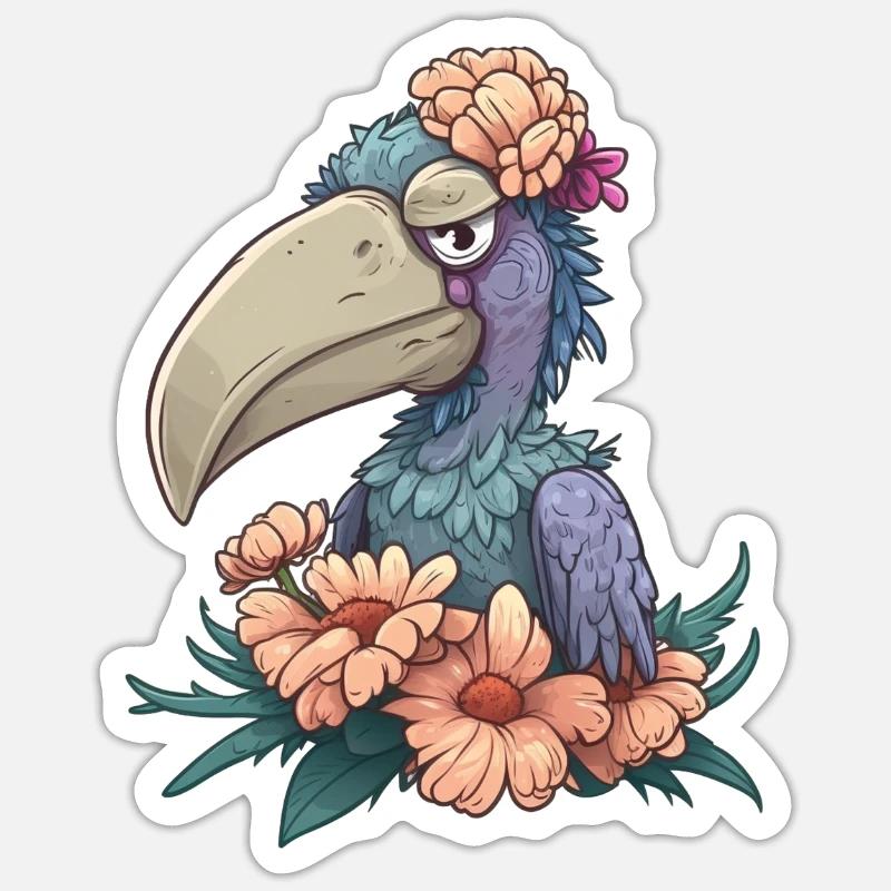 Abu-markub - Sticker taille S (10 x 10 cm) - blanc mat