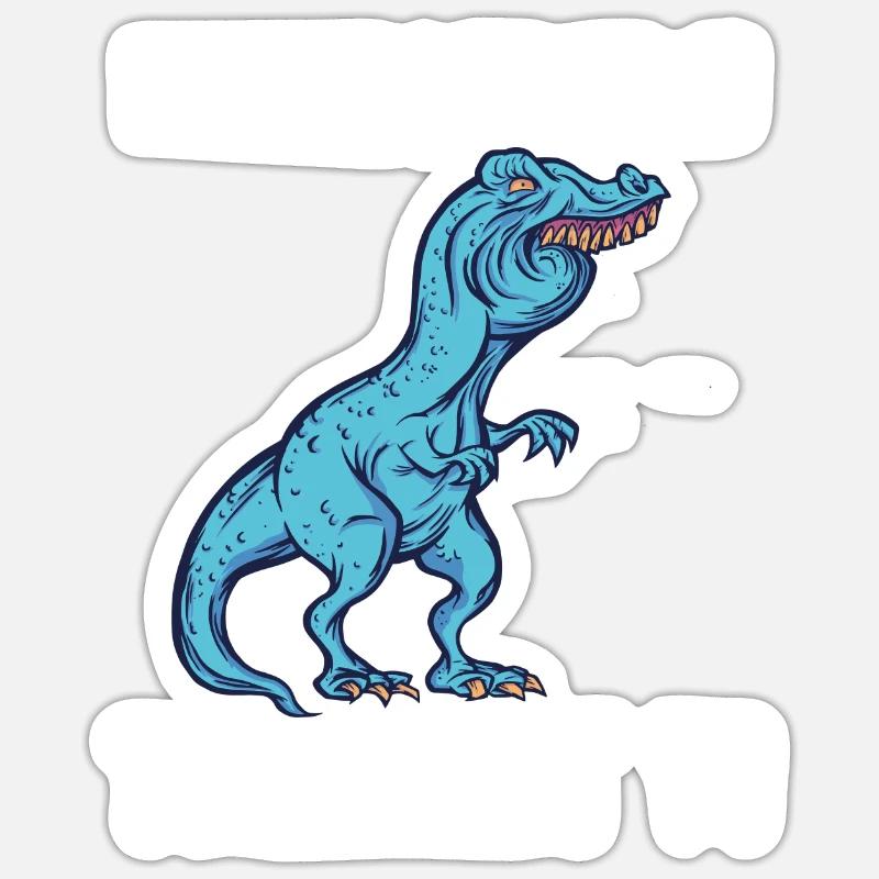 Kennet oder Kenneth T-Rex Dinosaurier Meme Sticker Größe S (10 x 10 cm)