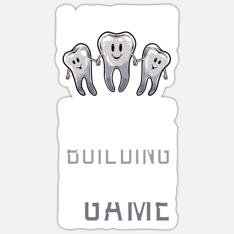 Technicien dentaire est mon nom - Technicien dentaire Sticker taille S (10 x 10 cm)