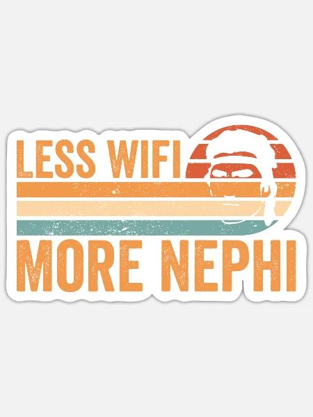 Lustiger Mormonen-Missionar LDS - Sticker Größe S (10 x 10 cm) - Mattweiß