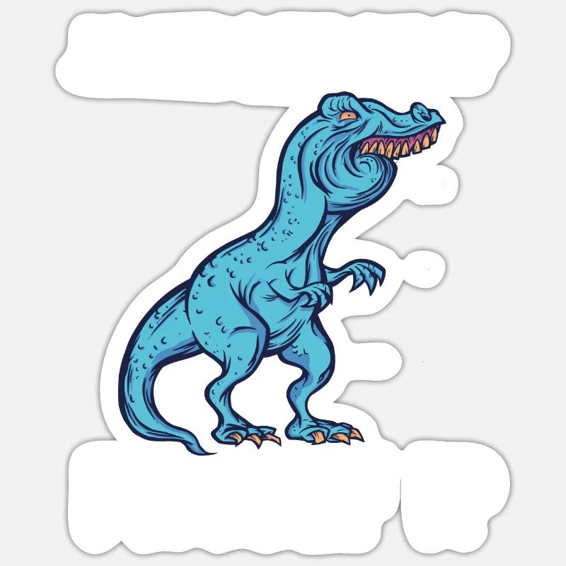 Josef oder Joseph T-Rex Überbiss Dinosaurier Meme Sticker Größe S (10 x 10 cm)
