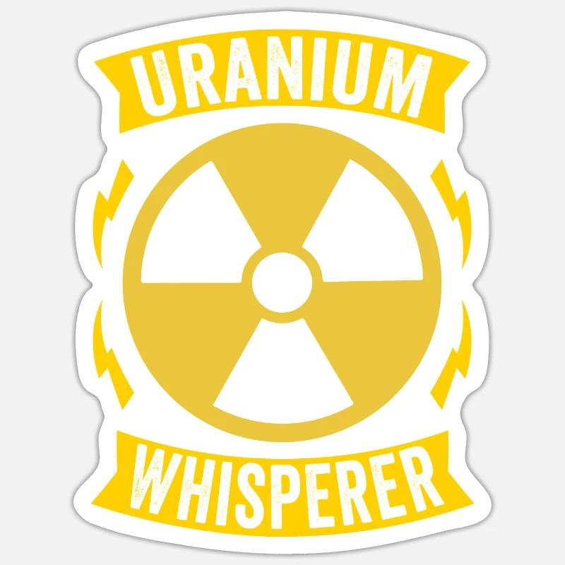Nuclear Engineer Nuclear Technology Nuclear Energy Sticker size S (10 x 10 cm)