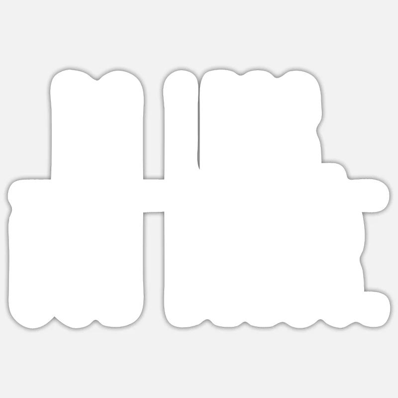 Do Less God Bless - Sticker size S (10 x 10 cm) - white matte