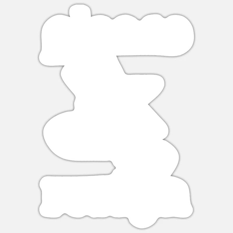 Chess Please Resign - Sticker Größe S (10 x 10 cm) - Mattweiß