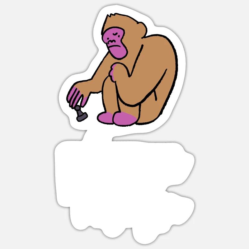 Chess Please Resign - Sticker Größe S (10 x 10 cm) - Mattweiß