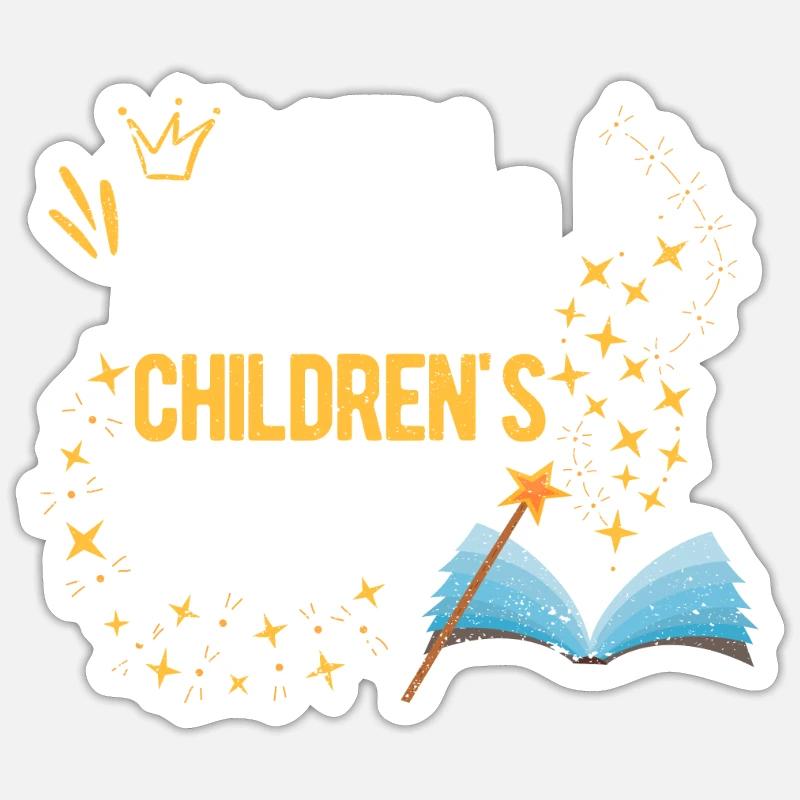 Ich lese immer noch Kinderbücher Schullehrer Nerd Sticker Größe S (10 x 10 cm)