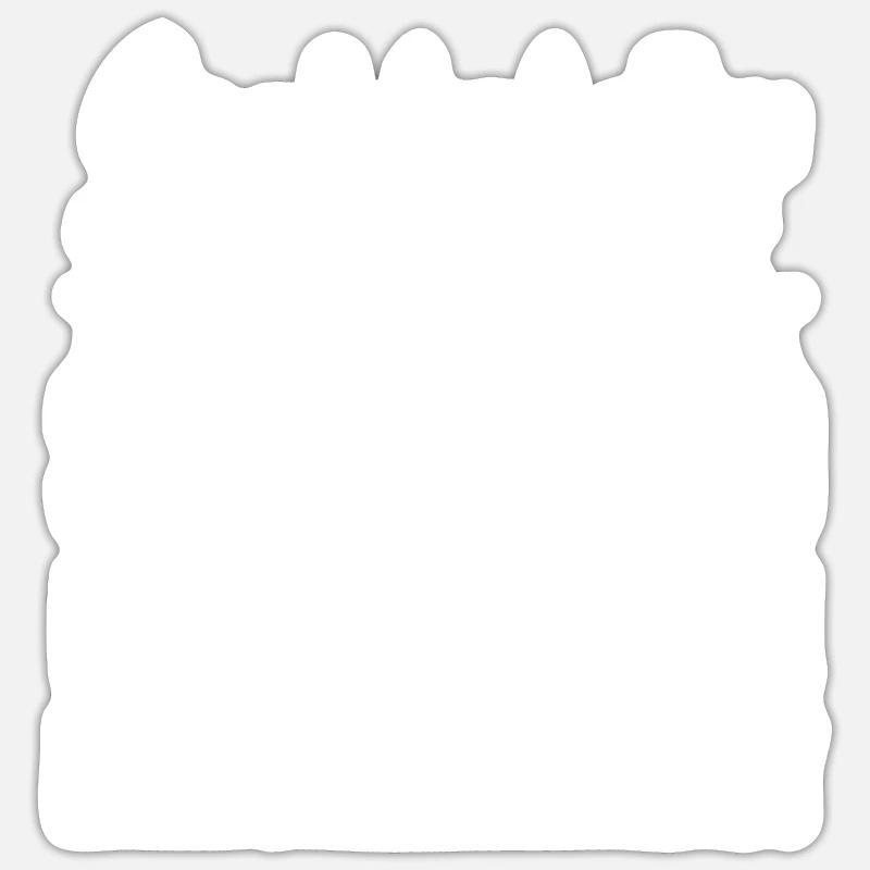 Sozialarbeiter Superheld Spruch - Sticker Größe S (10 x 10 cm) - Mattweiß
