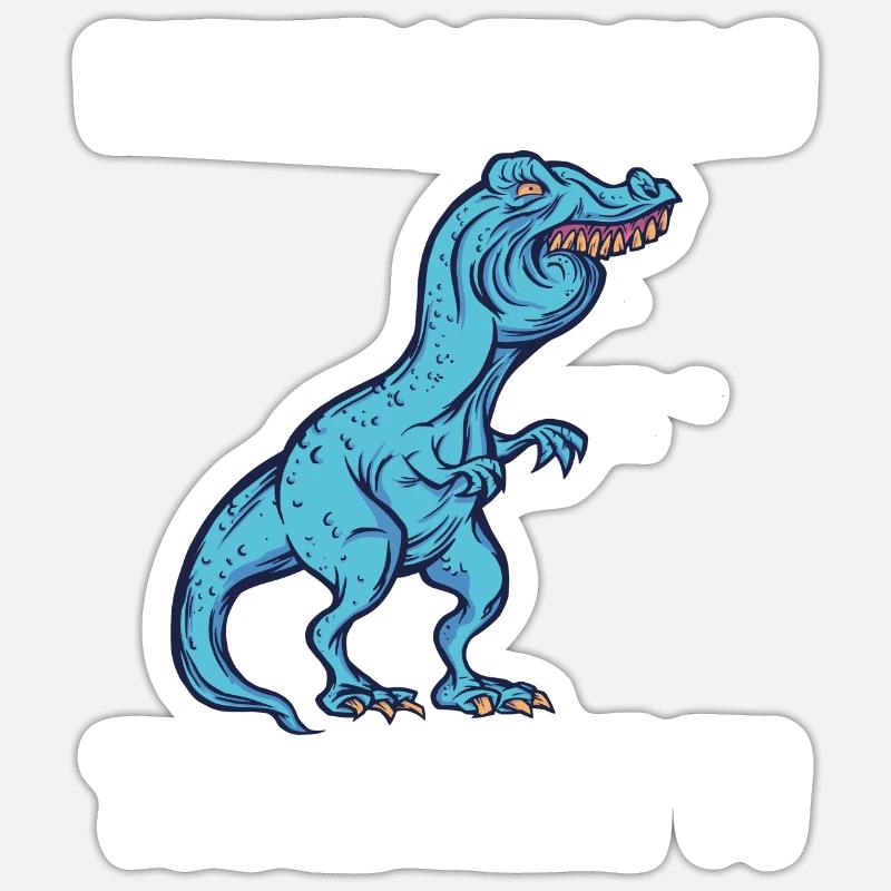 Nathaniel Meme Trex Dinosaur T-Rex Name Sticker Größe S (10 x 10 cm)