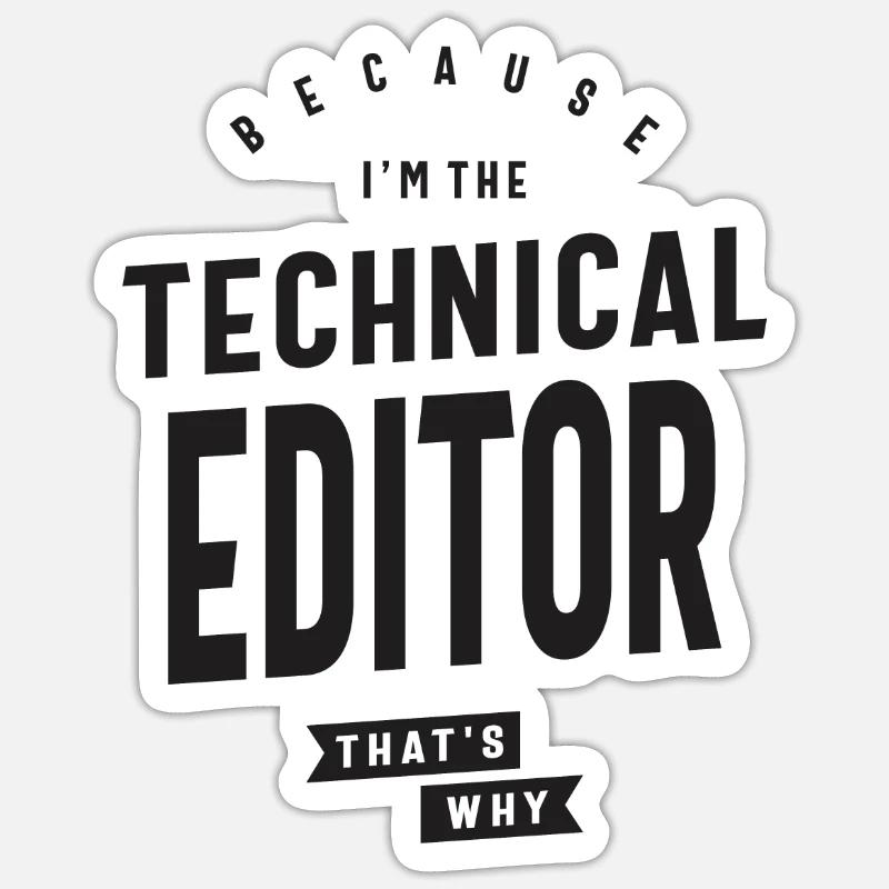 Weil ich der technische Redakteur bin, deshalb: Sticker Größe S (10 x 10 cm)