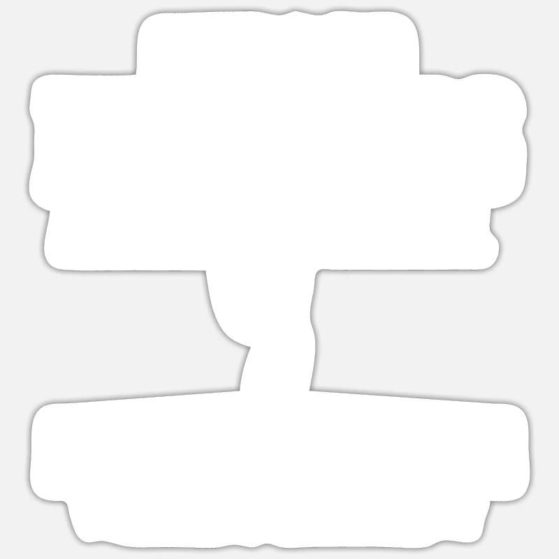 Fun - Sticker size S (10 x 10 cm) - white matte