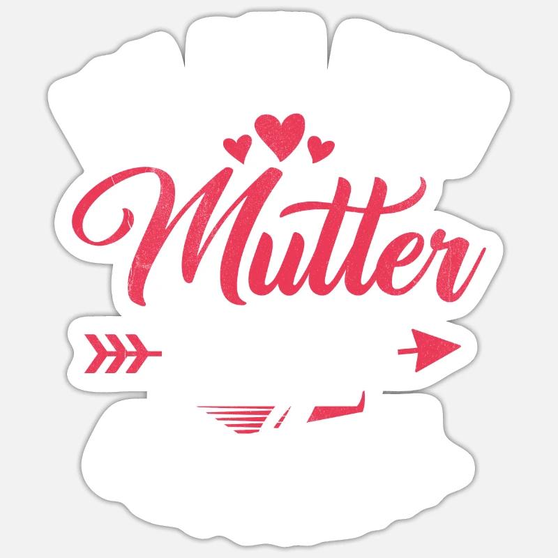 Ich bin dein Muttertagsgeschenk Sticker Größe S (10 x 10 cm)