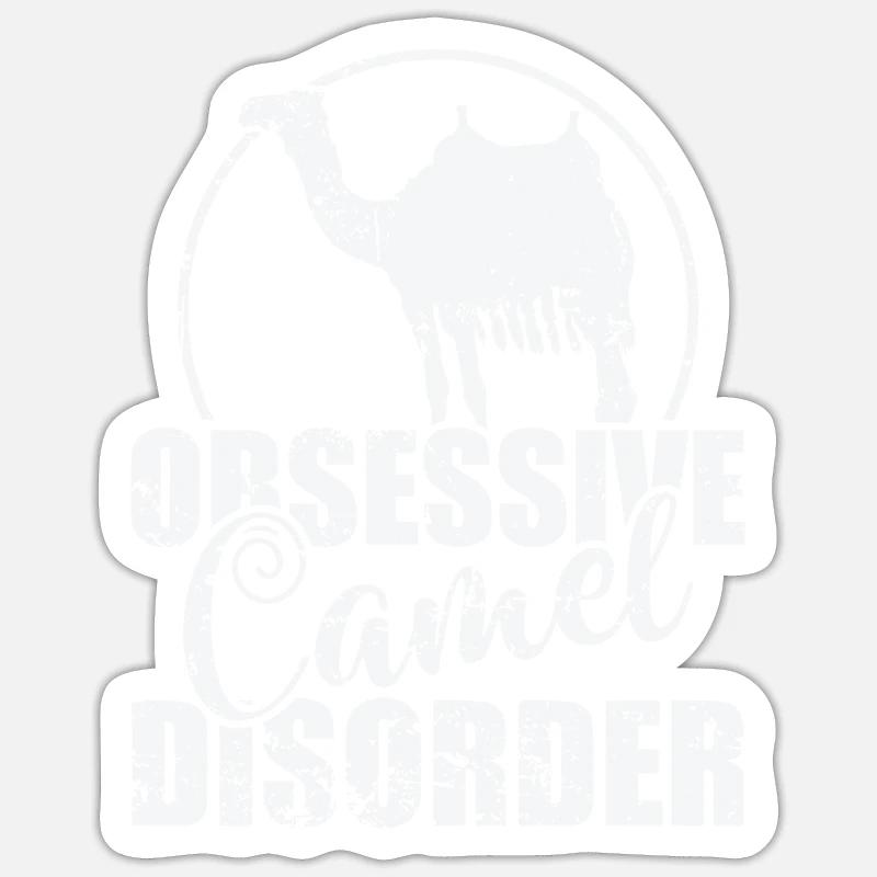Obsessive Camel Disorder Dromedary Sticker size S (10 x 10 cm)