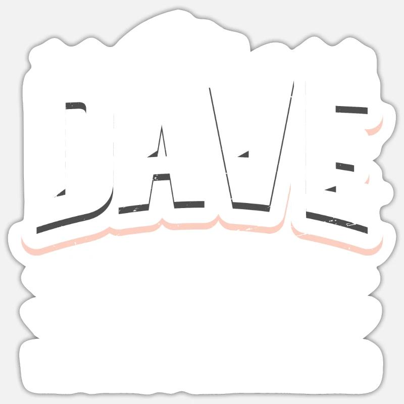 It's A Dave Thing - Sticker size S (10 x 10 cm) - white matte