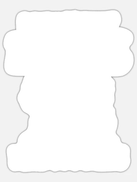 Bichon Frize - Sticker Größe S (10 x 10 cm) - Mattweiß