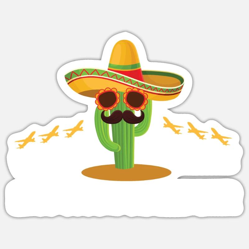 Nacho Average Baggage Handler Cinco De Sticker size S (10 x 10 cm)