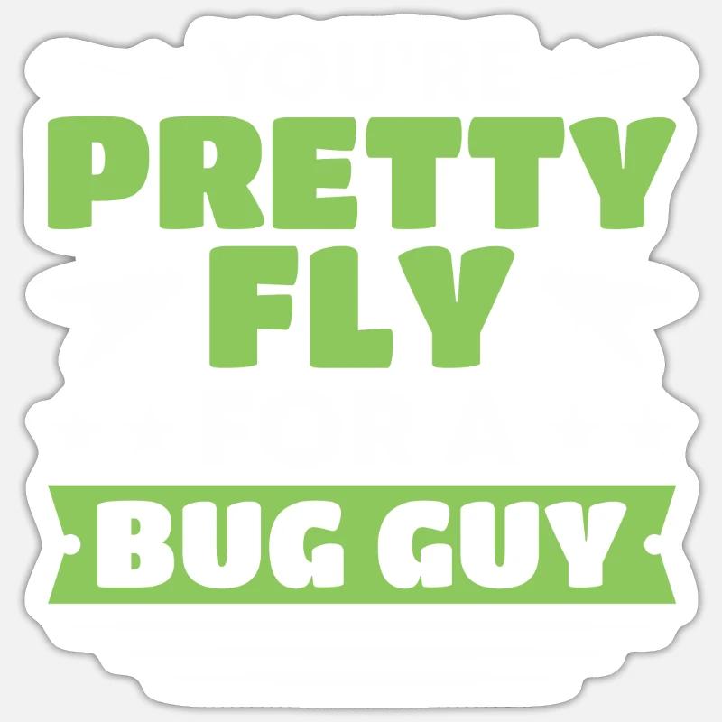 Insects - Sticker size S (10 x 10 cm) - white matte