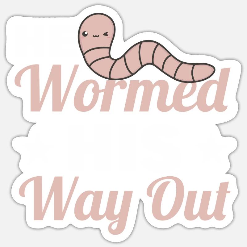 Insectes - Sticker taille S (10 x 10 cm) - blanc mat