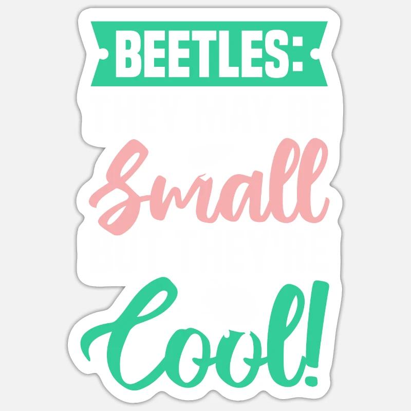 Insectes - Sticker taille S (10 x 10 cm) - blanc mat