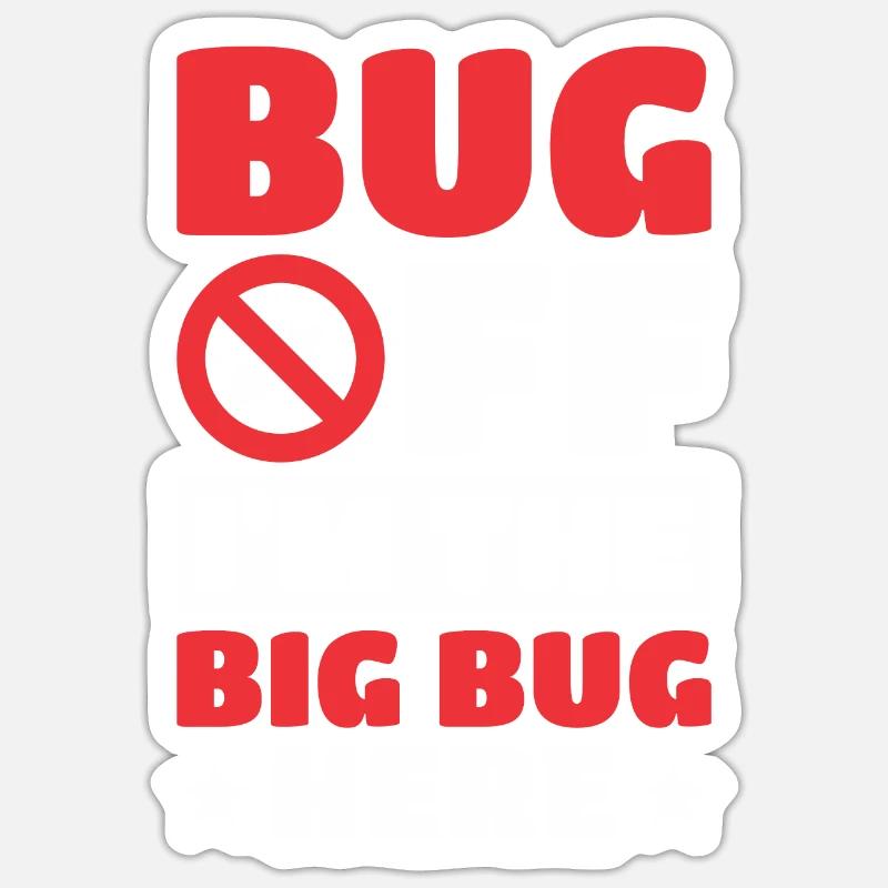 Insects - Sticker size S (10 x 10 cm) - white matte