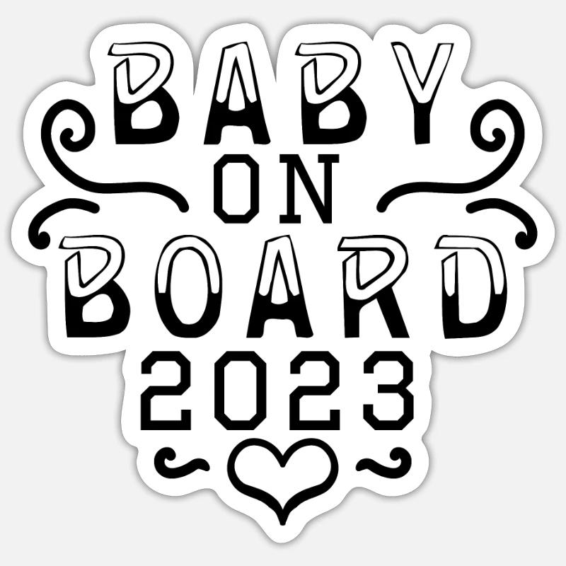 Enceinte 2023 - Sticker taille S (10 x 10 cm) - blanc mat