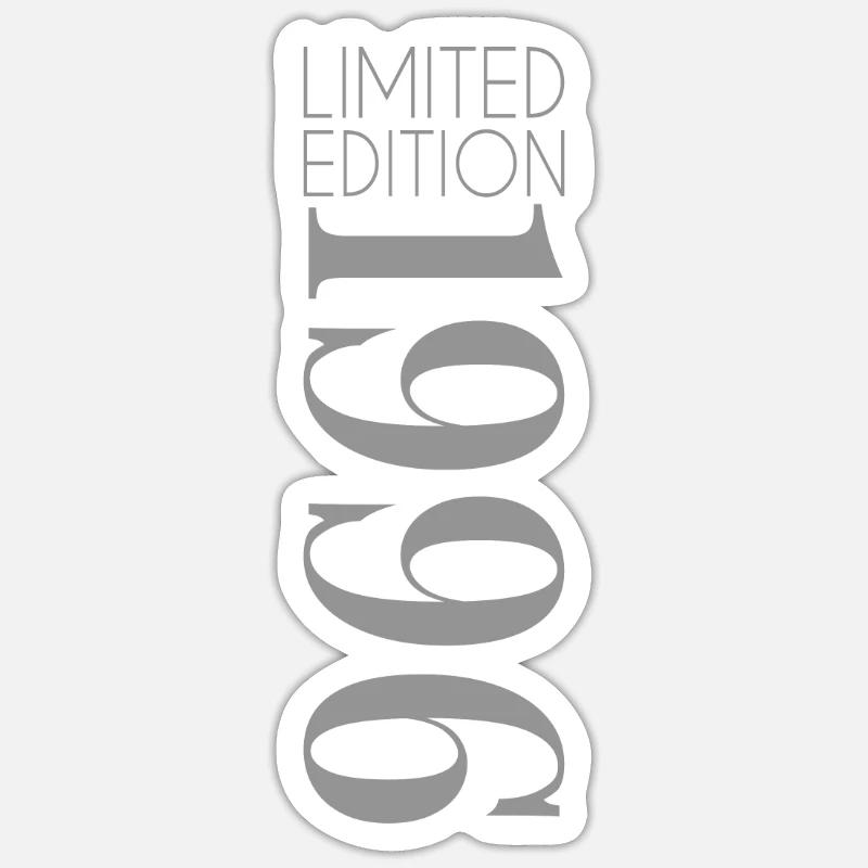 Édition limitée 1996 - Sticker taille S (10 x 10 cm) - blanc mat