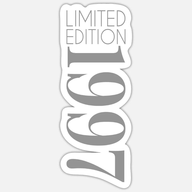 Edition limitée 1997 - Sticker taille S (10 x 10 cm) - blanc mat