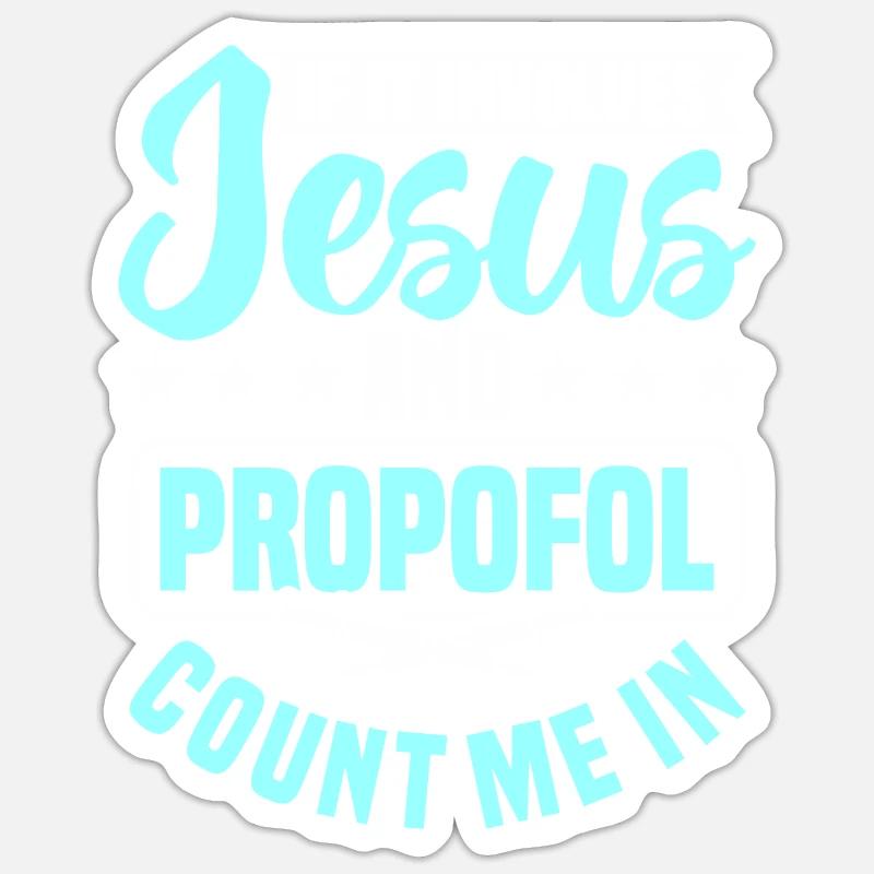 Anesthesia Anesthesia Technician Anesthesiologist - Sticker size S (10 x 10 cm) - white matte