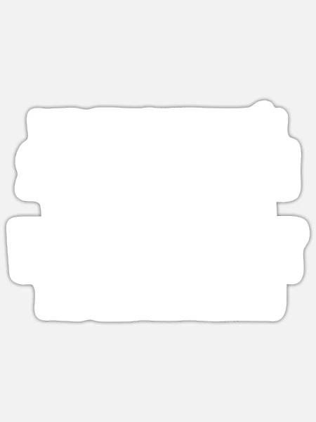 Fußballzubehör Geschenkidee Fußballfan - Sticker Größe S (10 x 10 cm) - Mattweiß
