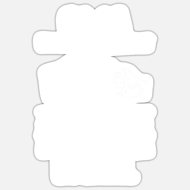 Enkel Großmutter Oma - Sticker Größe S (10 x 10 cm) - Mattweiß