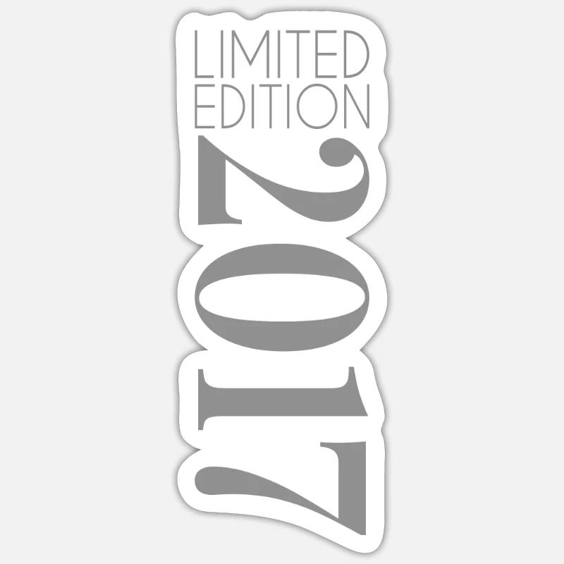 Édition Limitée 2017 - Sticker taille S (10 x 10 cm) - blanc mat