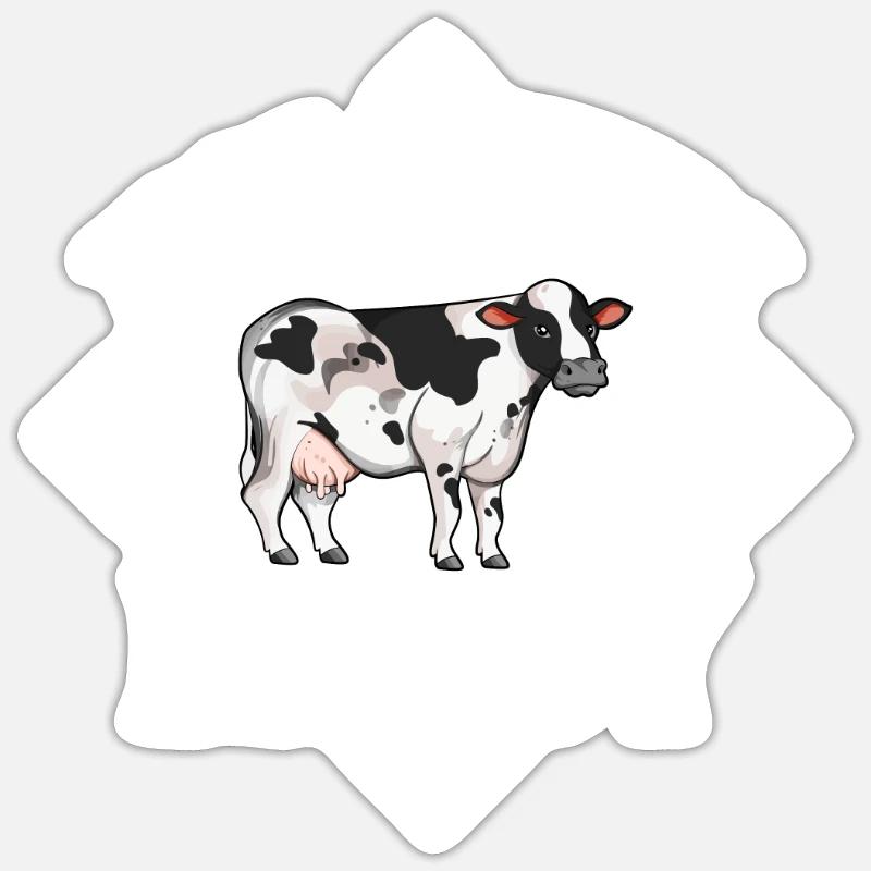 Holstein Daddy - Holstein Beef - Sticker size S (10 x 10 cm) - white matte