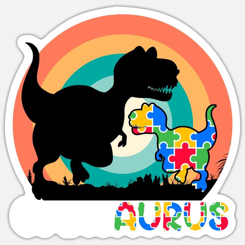 Omasaurus Muttertag Grandma Mama Tag Oma Sticker Größe S (10 x 10 cm)
