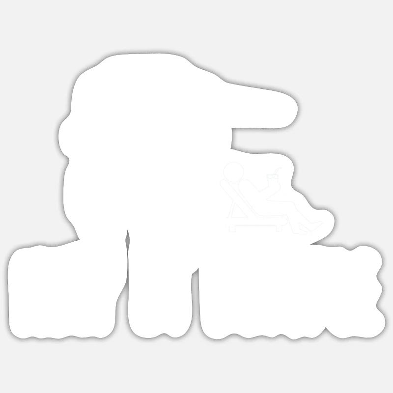 Campingplatz Wohnmobil Keep it Simple Camping Sticker Größe S (10 x 10 cm)