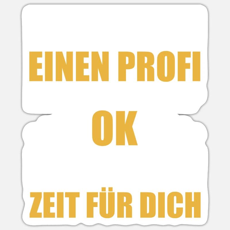 Profi Baggerführer Baggerfahrer Bagger Sticker Größe S (10 x 10 cm)