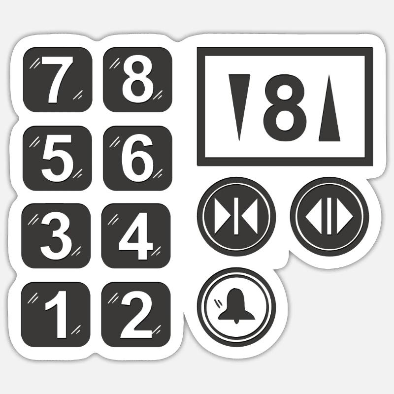 Sticker taille S (10 x 10 cm) - 