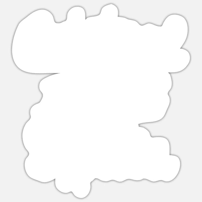 Original 100% Anita - Sticker taille S (10 x 10 cm) - blanc mat