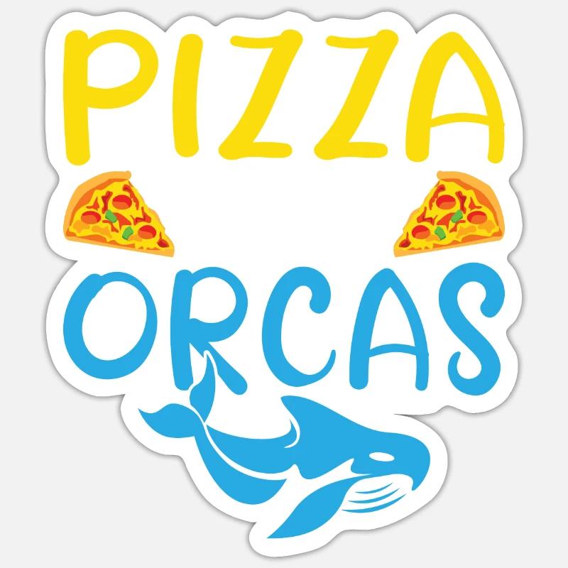 Orca Wal Geschenke Sticker Größe S (10 x 10 cm)